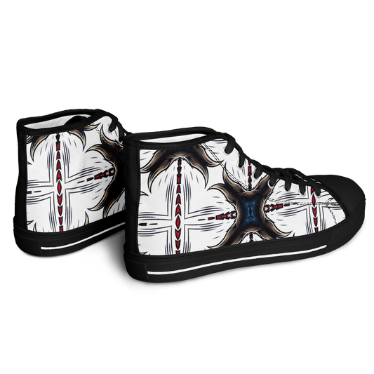 Women's Abstract Symmetry Pattern Urban Peak High Top Shoes