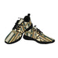 Men's Retro Geometric Tribal Pattern All-Over Print Pull Loop Sneakers