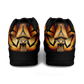 Women's Golden & Black Kaleidoscope Pattern All-Over Print Core Low Shoes