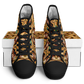 Women's Green & Gold Retro Kaleidoscope Pattern Urban Peak High Top Shoes