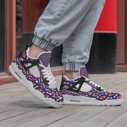 Men's (White) Custom Casual Fashion Sneakers