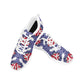 Women's Patriotic Stars & Stripes All Over Print Breathable Running Shoes
