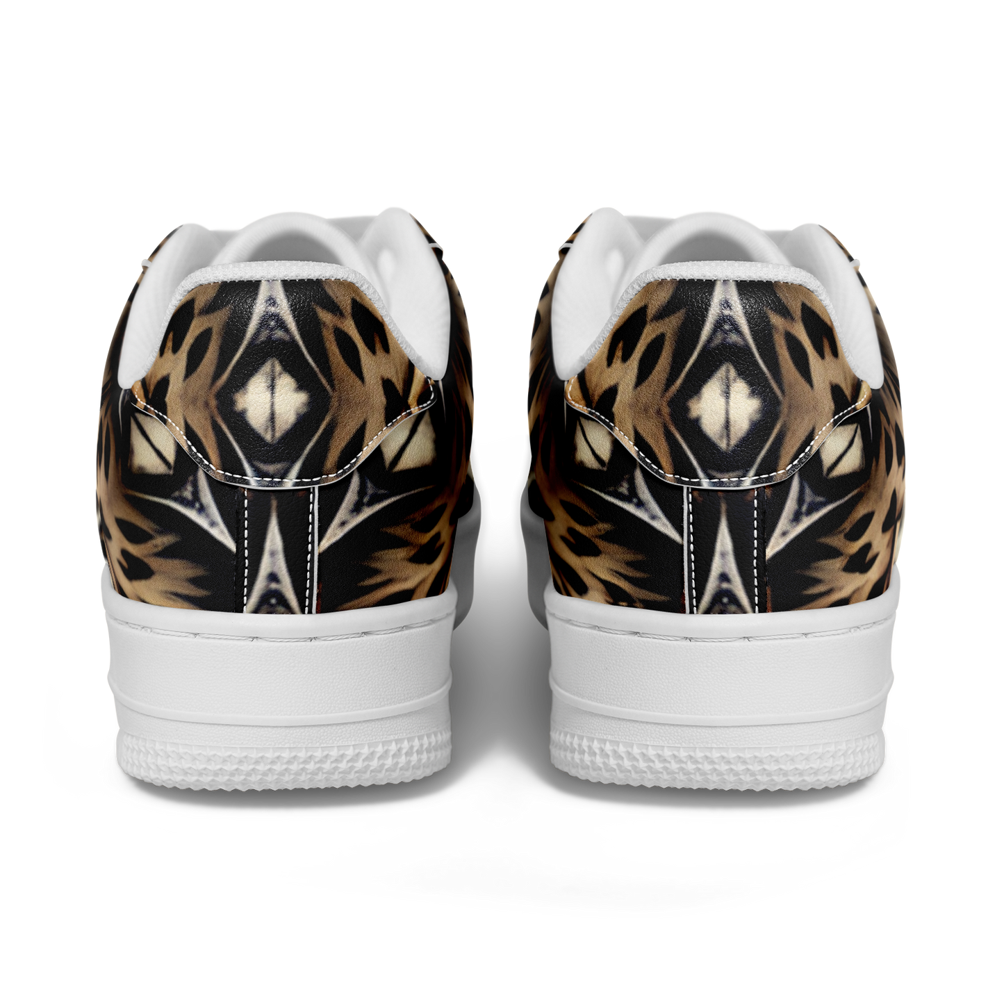 Women's Leopard Kaleidoscope Pattern All-Over Print Core Low Shoes