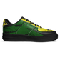 Men's Red Yellow Green and Black Stars Pattern All Over Print Urban Peak High Top Shoes