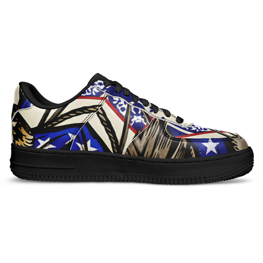 Women's Kaleidoscope Star Pattern All-Over Print Core Low Shoes