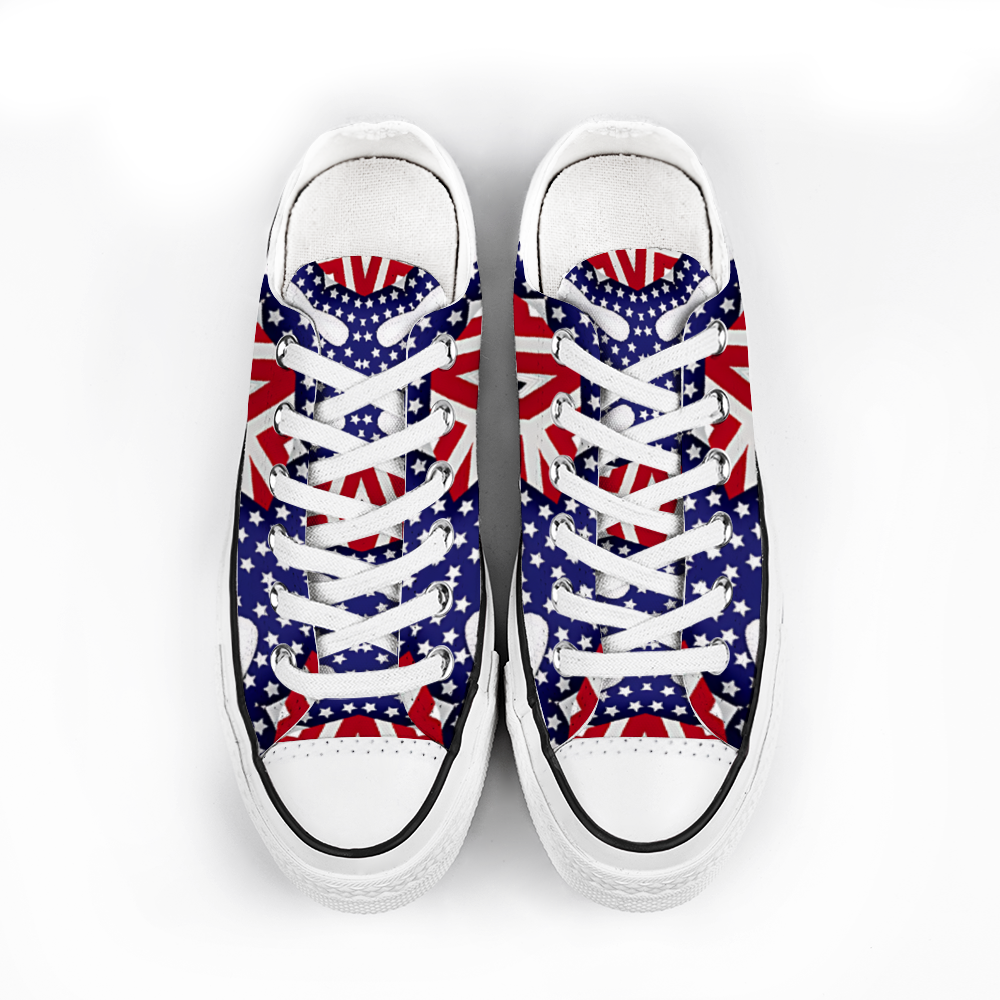 Men's Unisex Low Top Canvas Shoes