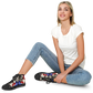 Women's Patriotic Stars & Cross Kaleidoscope Pattern All-Over Print Urban Peak High Top Shoes