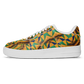 Women's Vibrant African Kente Geometric Pattern All-Over Print Core Low Shoes