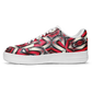 Men's Red Geometric Kaleidoscope pattern Core Low Shoes