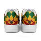 Women's  Vibrant African Kente Geometric All-Over Print Core Low Shoes