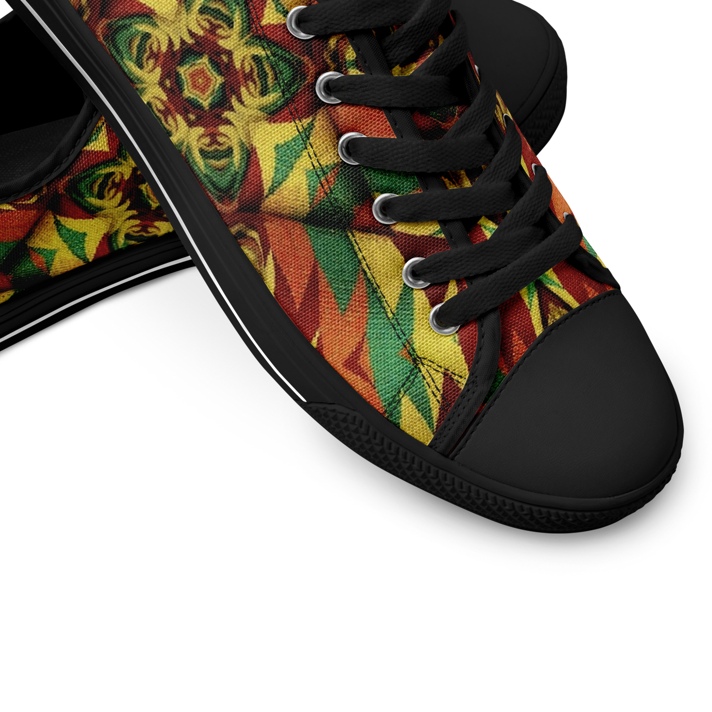 Men's Bold Tribal Kaleidoscope Pattern All Over Print All Over Print Urban Peak Low Shoes
