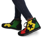Women's Red Yellow Green and Black Stars Urban Peak High Top Shoes