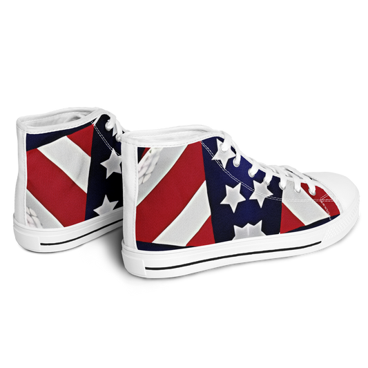 Men's Patriotic Star Flag Urban Peak High Top Shoes