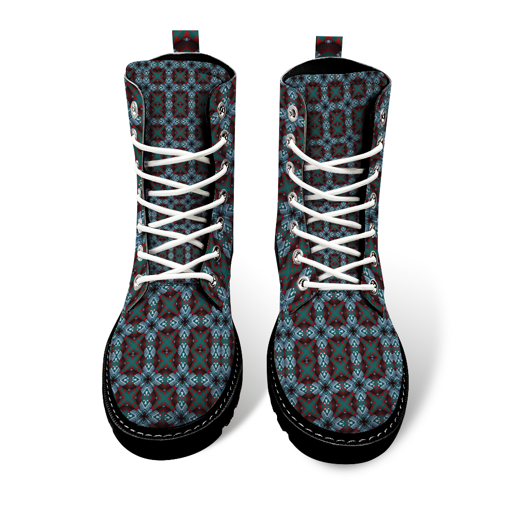 Women's Custom Round Toe Boots Fashion Unisex.