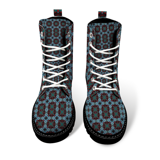 Women's Custom Round Toe Boots Fashion Unisex.