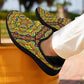 Men's Kaleidoscope Geo Patterned Fly Weave Drop-in Heel Sneakers